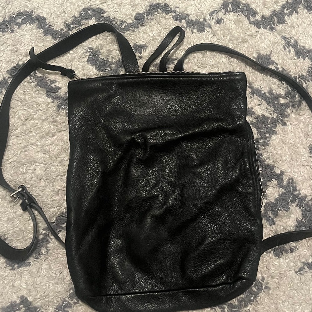 Black Leather backpack